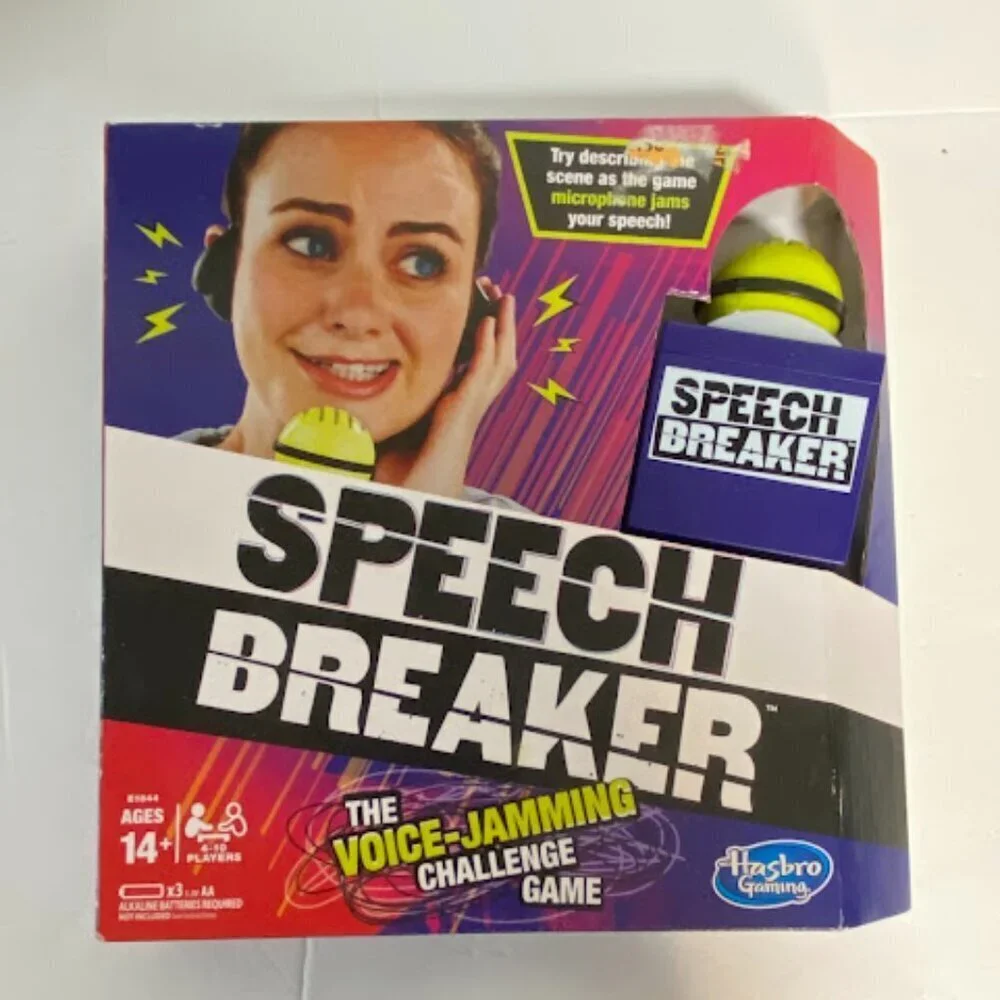 Hasbro Gaming Speech Breaker: The Voice-Jamming Challenge Game (Ages 14+)